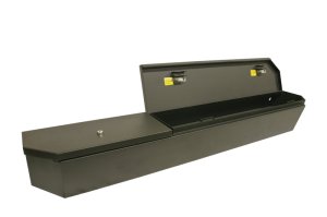 Ford F-150 Underseat Lockbox - Rear - Tuffy Products - Keyed Lock, Pry-Guard Locking System - Black - `15-`24